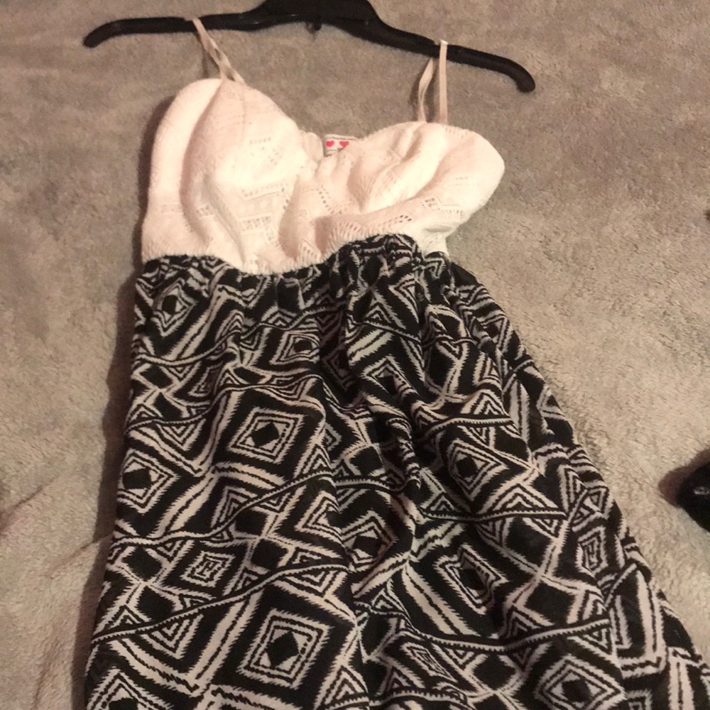 Black and white dress